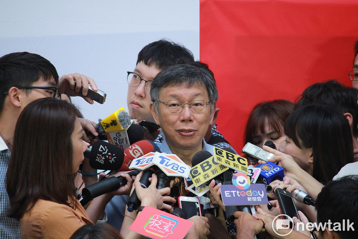 台北市長柯文哲。 圖：周煊惠 ／攝