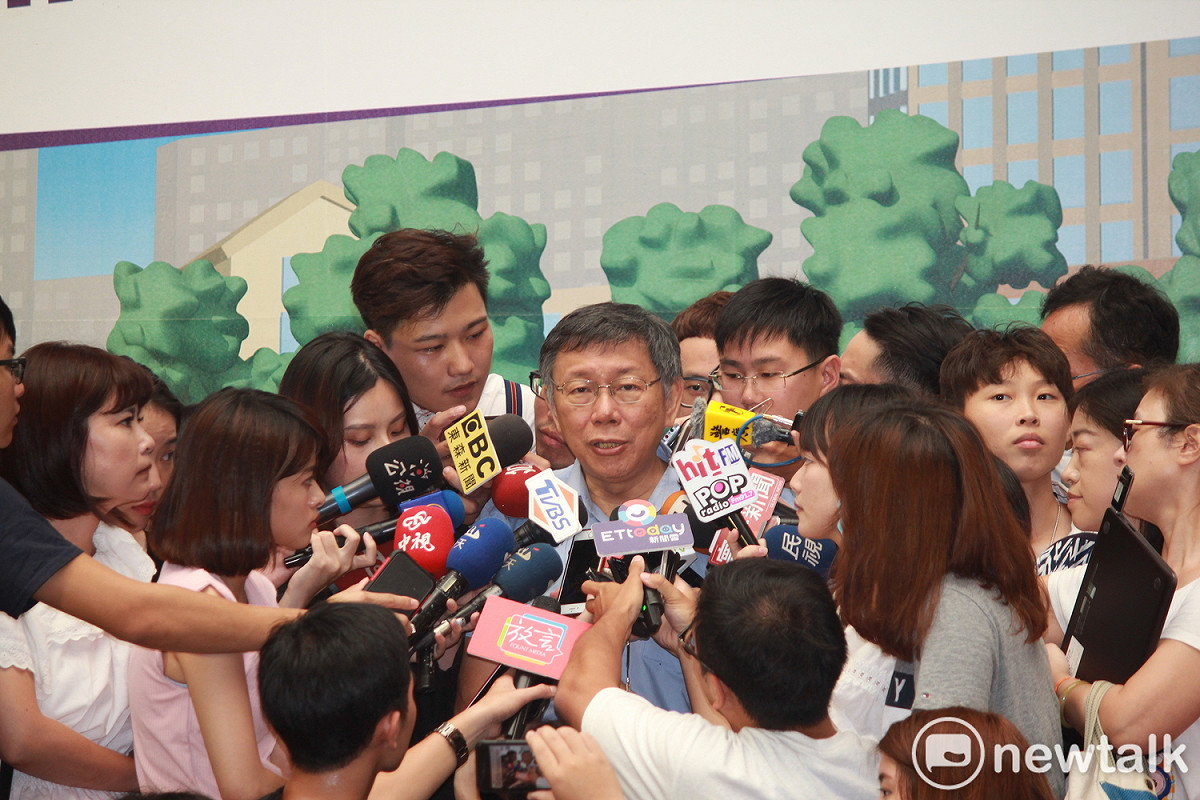 台北市長柯文哲。 圖：周煊惠 ／攝