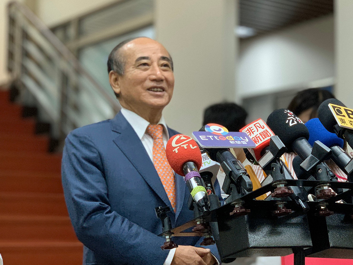 前立法院長王金平受訪回應國民黨通過黨員行為規範。 圖：王金平辦公室/提供