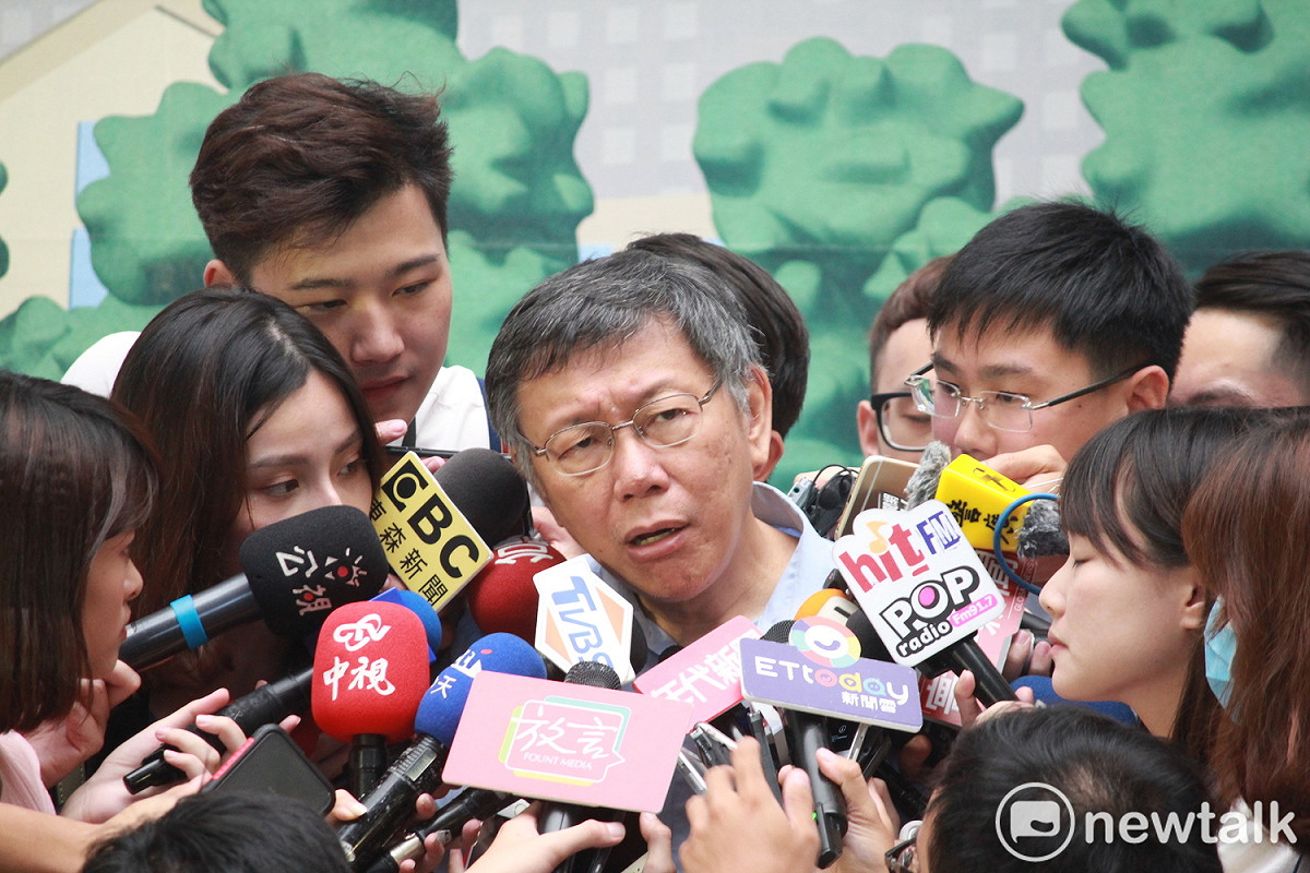 台北市長柯文哲。 圖：周煊惠 ／攝