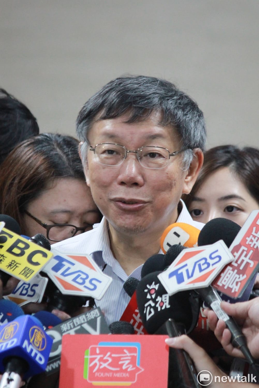 台北市長柯文哲。 圖：新頭殼資料照（周煊惠 ／攝）