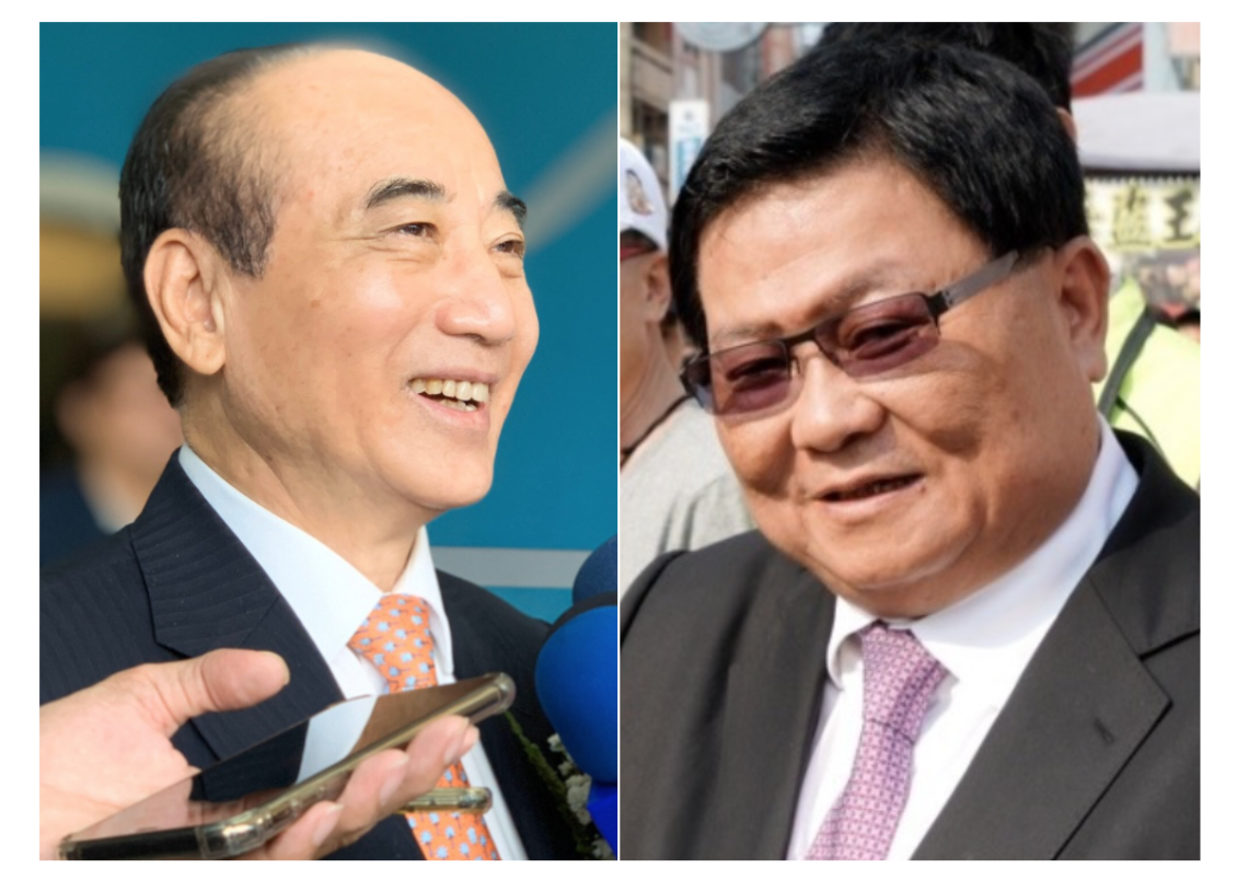 大甲鎮瀾宮董事長顏清標（右）懇請立法院前院長王金平（左）以大局為重。 圖：新頭殼合成