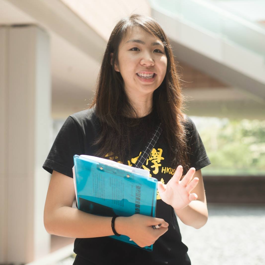 前港大學生會會長孫曉嵐 圖：翻攝自孫曉嵐臉書