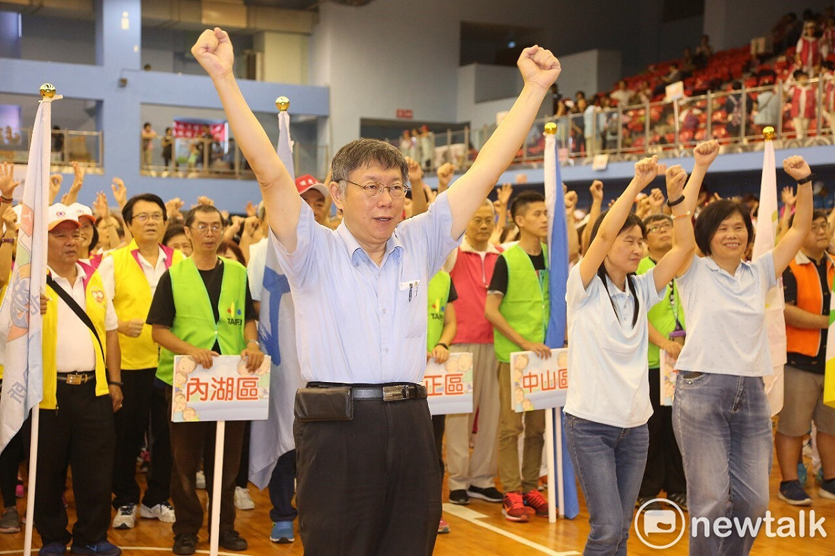台北市長柯文哲。 圖：黃建豪/攝