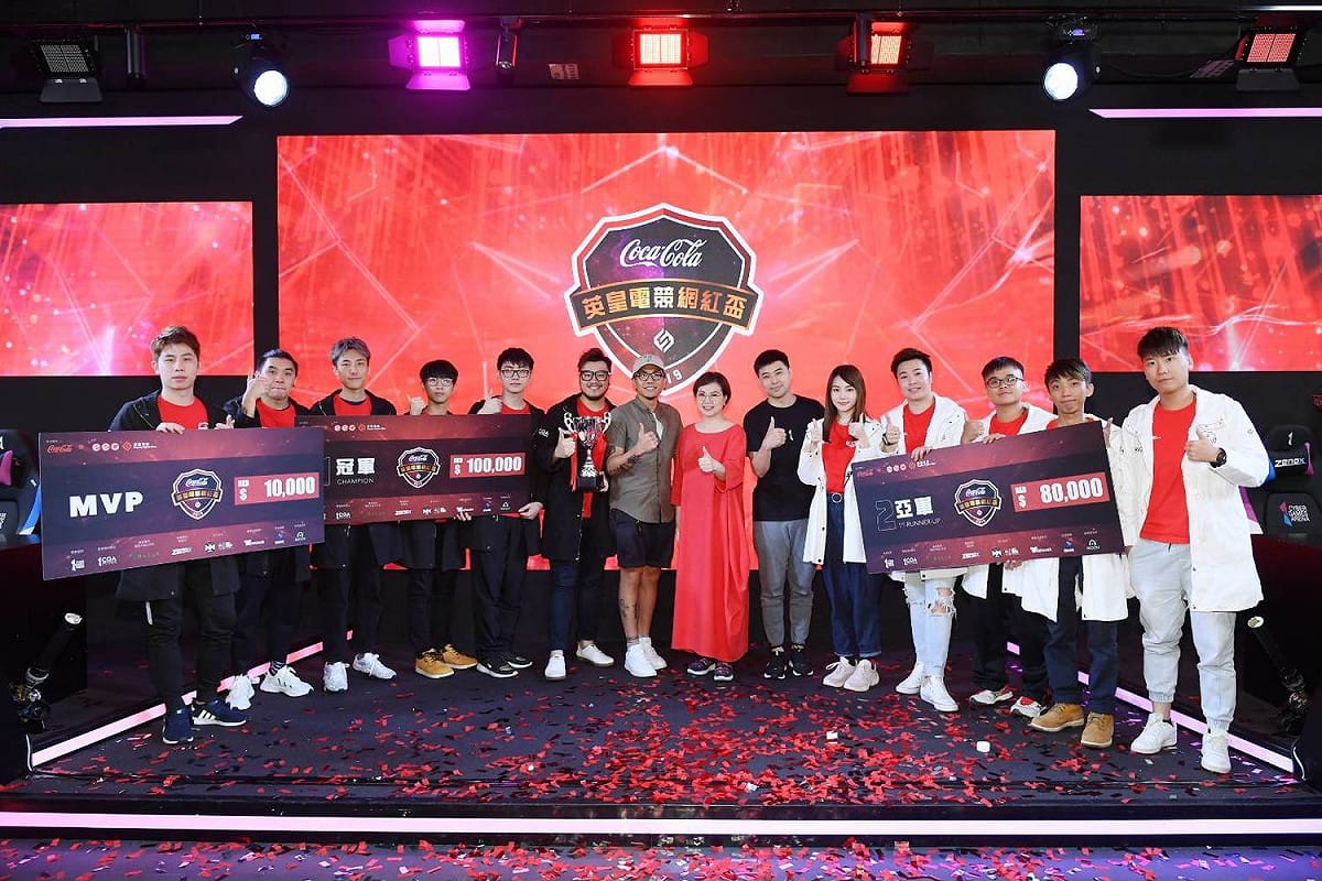 英皇電競於8月31日（六）在旺角CGAeSportsStadium舉行「可口可樂」英皇電競網紅盃2019總決賽 圖：英皇電競/提供