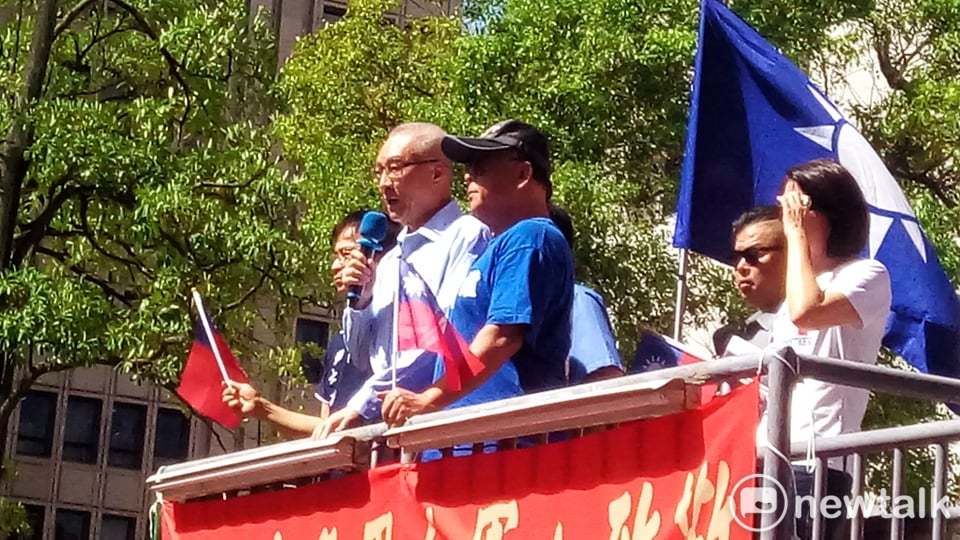 國民黨主席吳敦義。 圖：黃建豪/攝