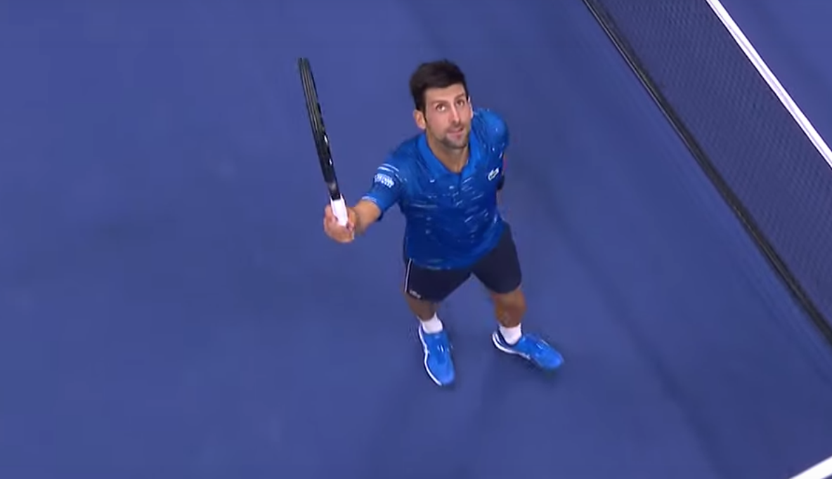 Novak Djokovic退賽。 圖／翻攝自YOUTUBE