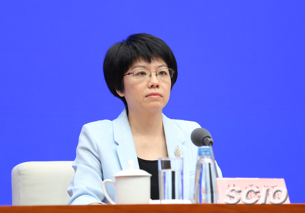 中國港澳事務辦公室徐露穎表示，根據香港《基本法》，港府可向北京中央請求駐軍支援。 圖：翻攝自中國港澳事務辦公室官網