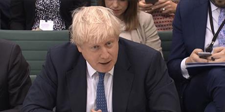英國首相強生硬脫歐計畫在國會眾議院中吃癟，揚言將提前大選。 圖：翻攝自英國眾議院官網