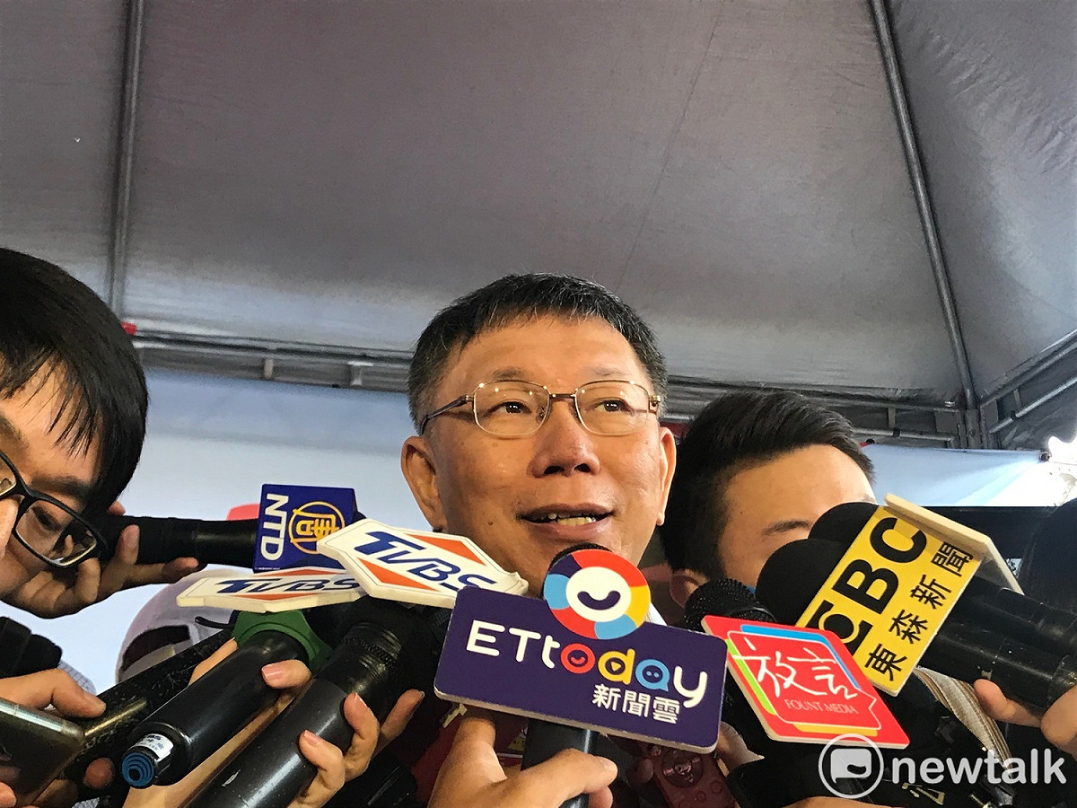 台北市長柯文哲。 圖：周煊惠 ／攝