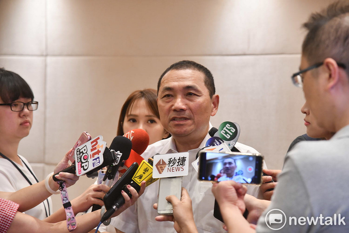侯友宜表示現在他只有一個信念，就是靜下心努力拚市政，為400萬市民來拚有感市政。 圖：林昀真／攝