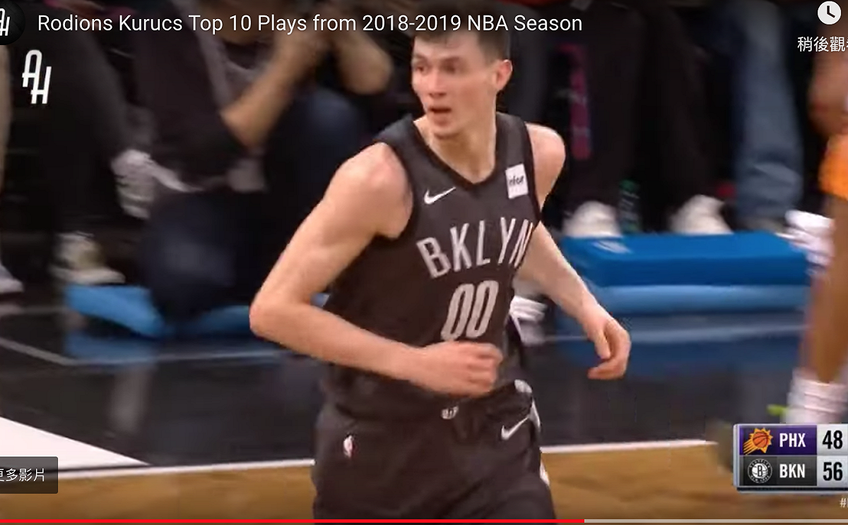 籃網隊Rodions Kurucs。 圖／美聯社／達志影像