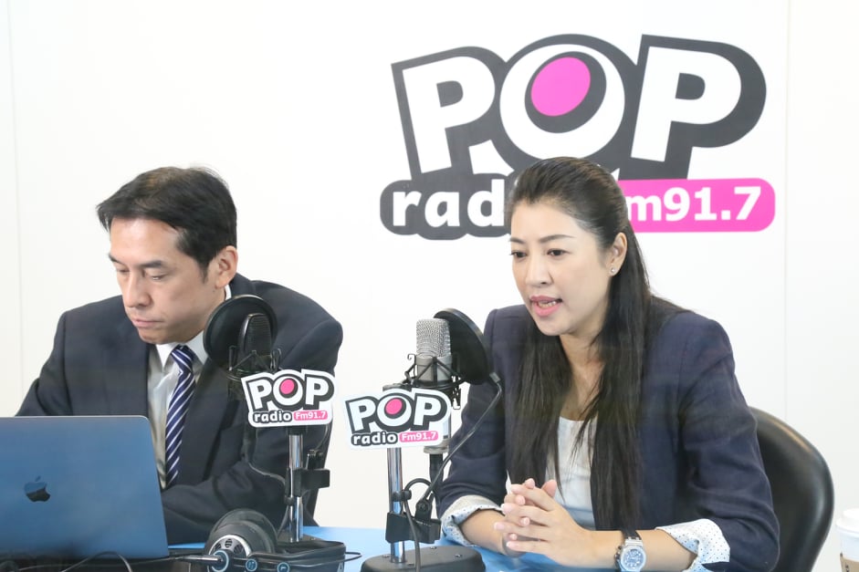 國民黨立委許淑華接受黃暐瀚專訪。 圖：POP Radio/提供