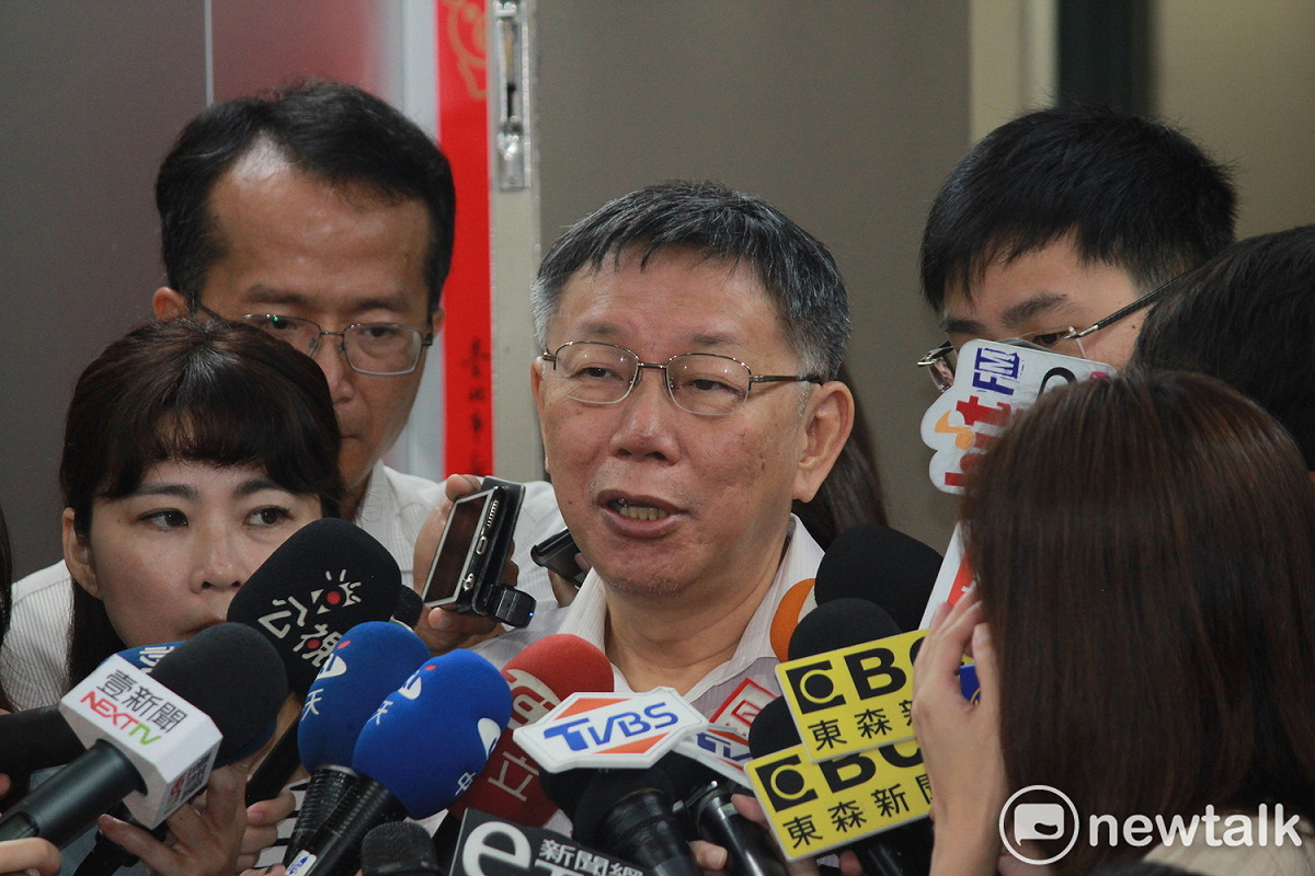 台北市長柯文哲。 圖：周煊惠 ／攝