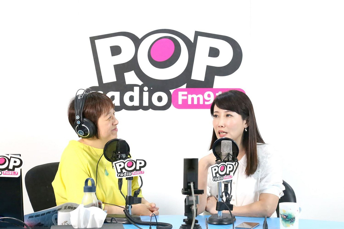 永齡基金會副執行長蔡沁瑜接受專訪。 圖：POP Radio/提供