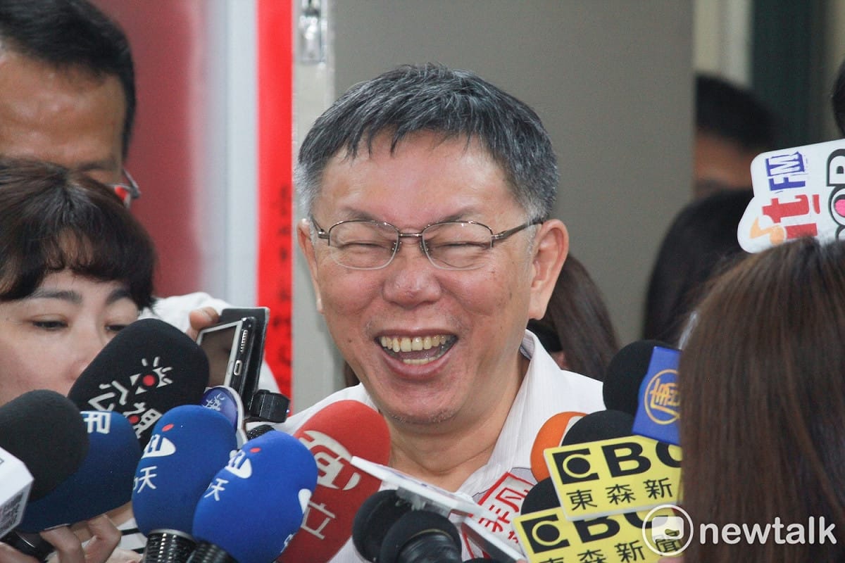 台北市長柯文哲。 圖：周煊惠 ／攝（資料書面）