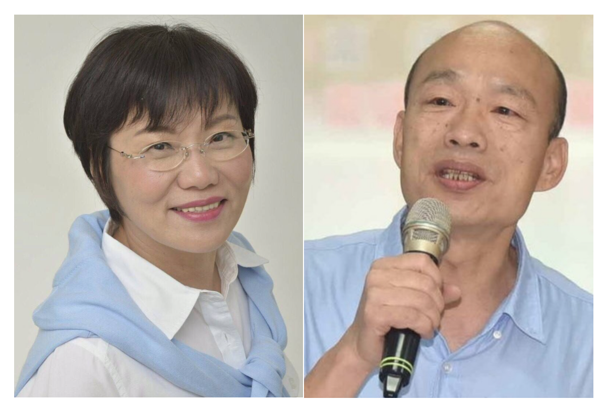立委劉世芳（左）；右：高雄市長韓國瑜。 圖：新頭殼合成