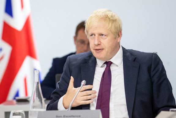英國首相強生。 圖：翻攝自英國政府官網