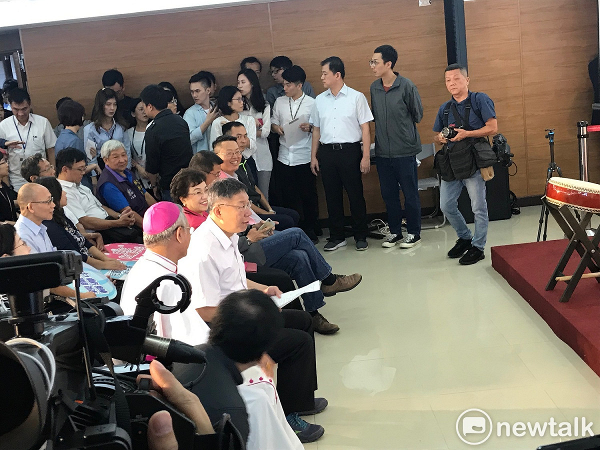 台北市長柯文哲今日出席活動失言。 圖：周煊惠 ／攝