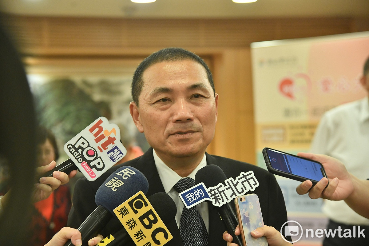 侯友宜表示他每天行程滿滿，假日更忙，希望大家體諒「直轄市市長真的事情還蠻多的。」  圖：林昀真／攝