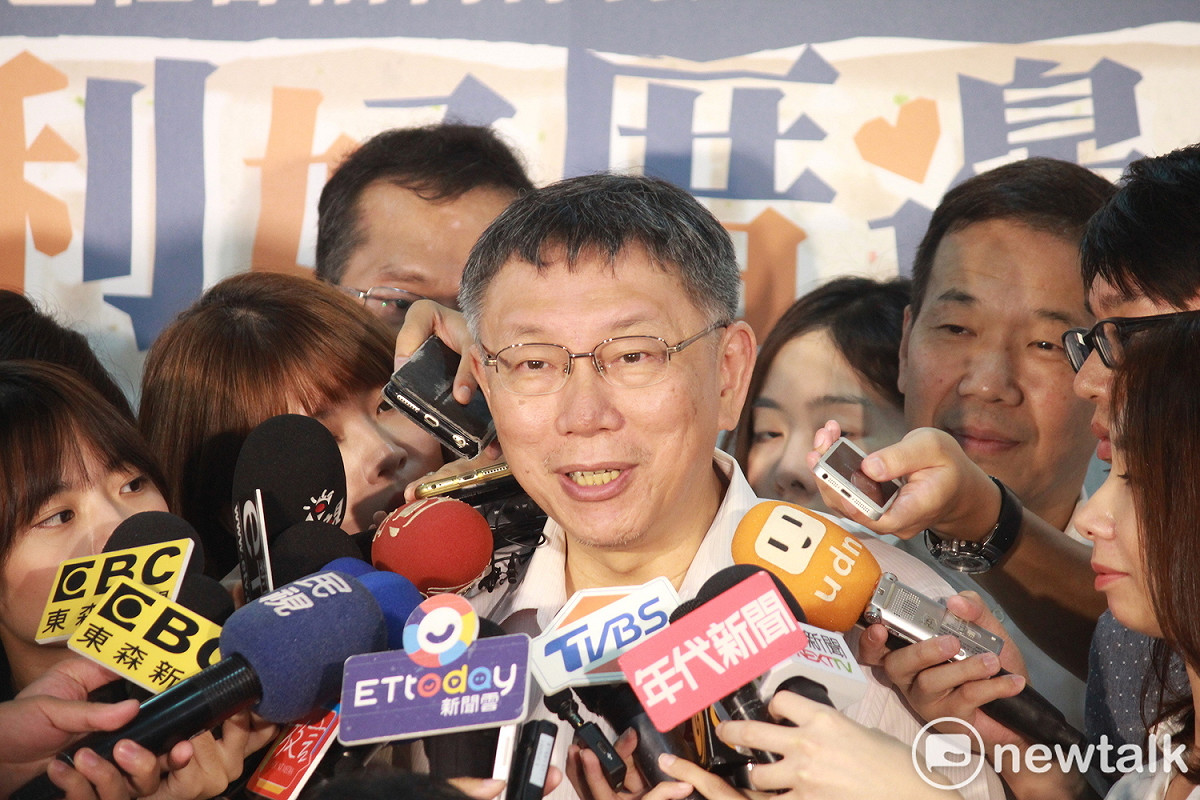 台北市長柯文哲。 圖：周煊惠 ／攝