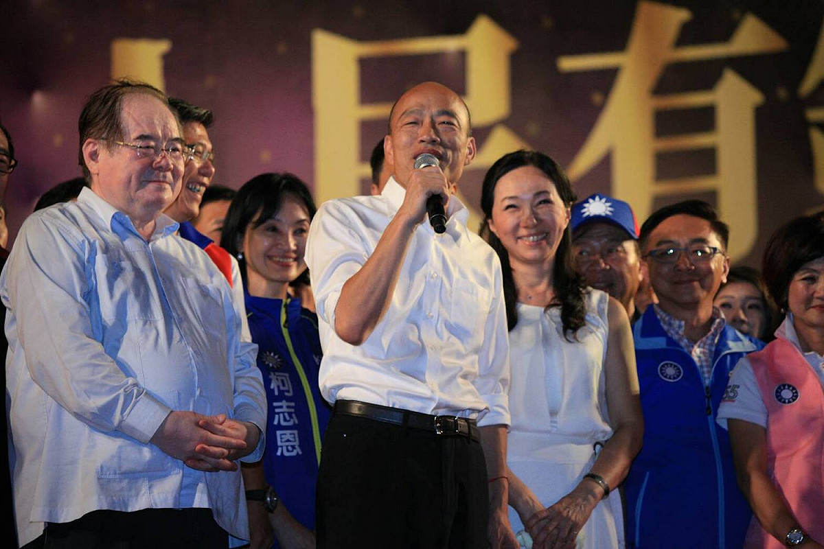 國民黨總統參選人韓國瑜14日將到台中展開競選行程。 圖：林昀真／攝(資料照片)