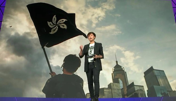 何韻詩8月21日曾赴美國舊金山演講。 圖：翻攝自何韻詩臉書粉絲頁