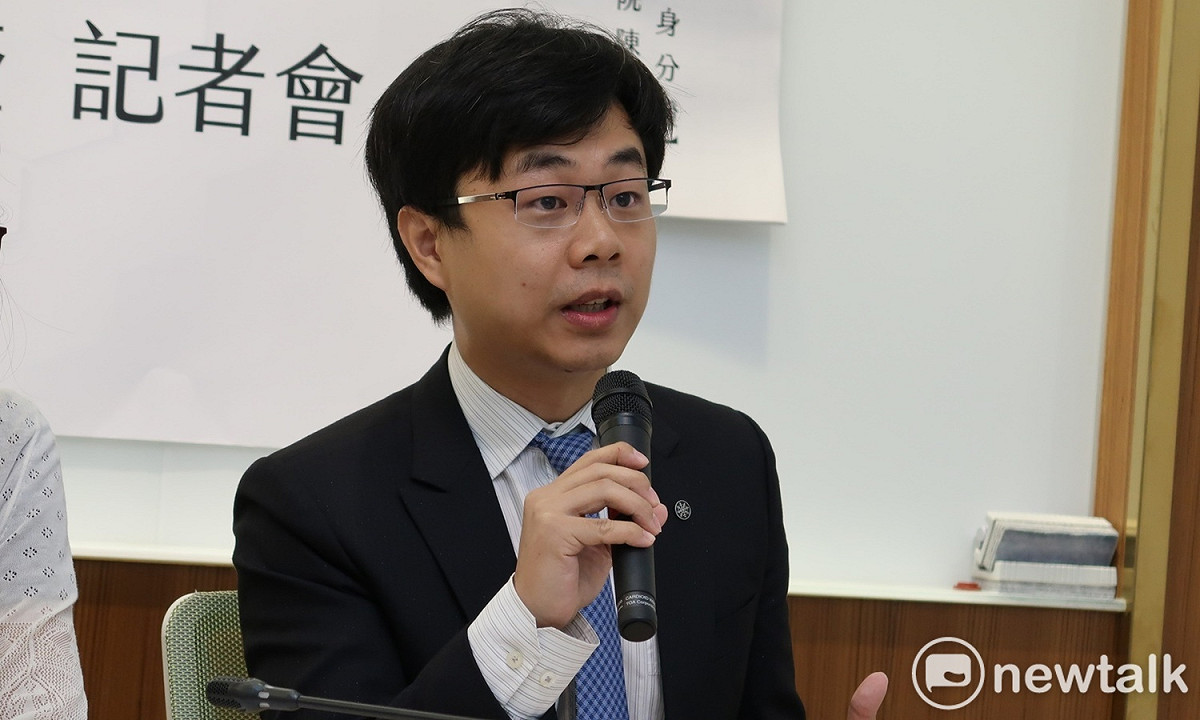 民間司法改革基金會執行委員林煜騰律師。 圖：林朝億/攝