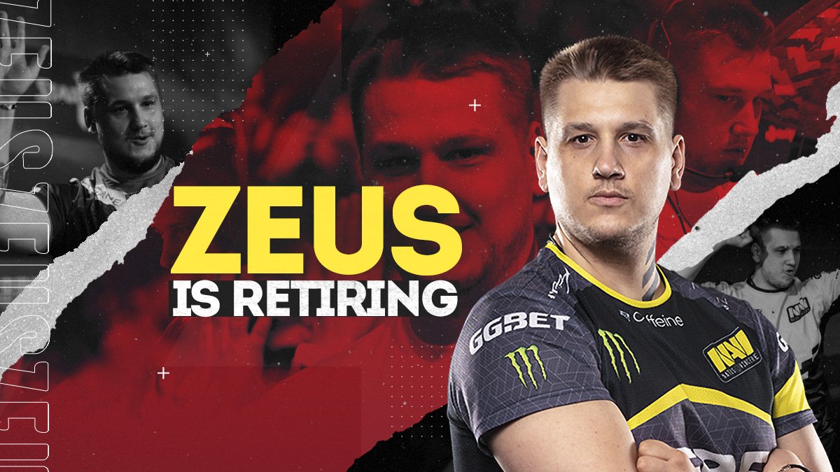 烏克蘭傳奇《CS：GO》選手Zeus宣布退役。 圖：翻攝自推特