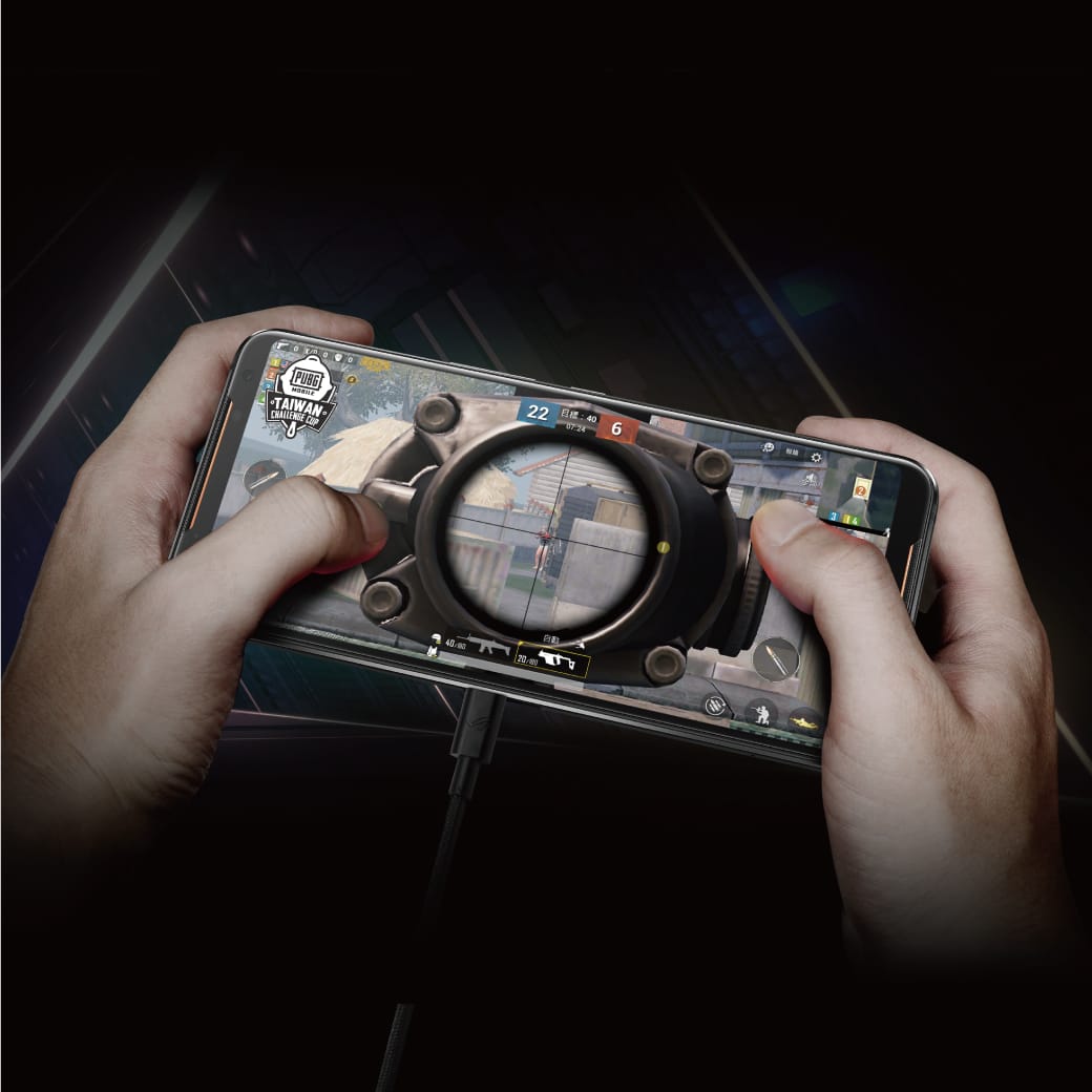 華碩旗下電競品牌「玩家共和國」今（10）日宣布旗下的電競手機 ROG Phone II 與騰訊遊戲和《絕地求生 M》將聯合舉辦「ROG X 絕地求生M台灣挑戰盃」電競大賽 圖：ASUS/提供