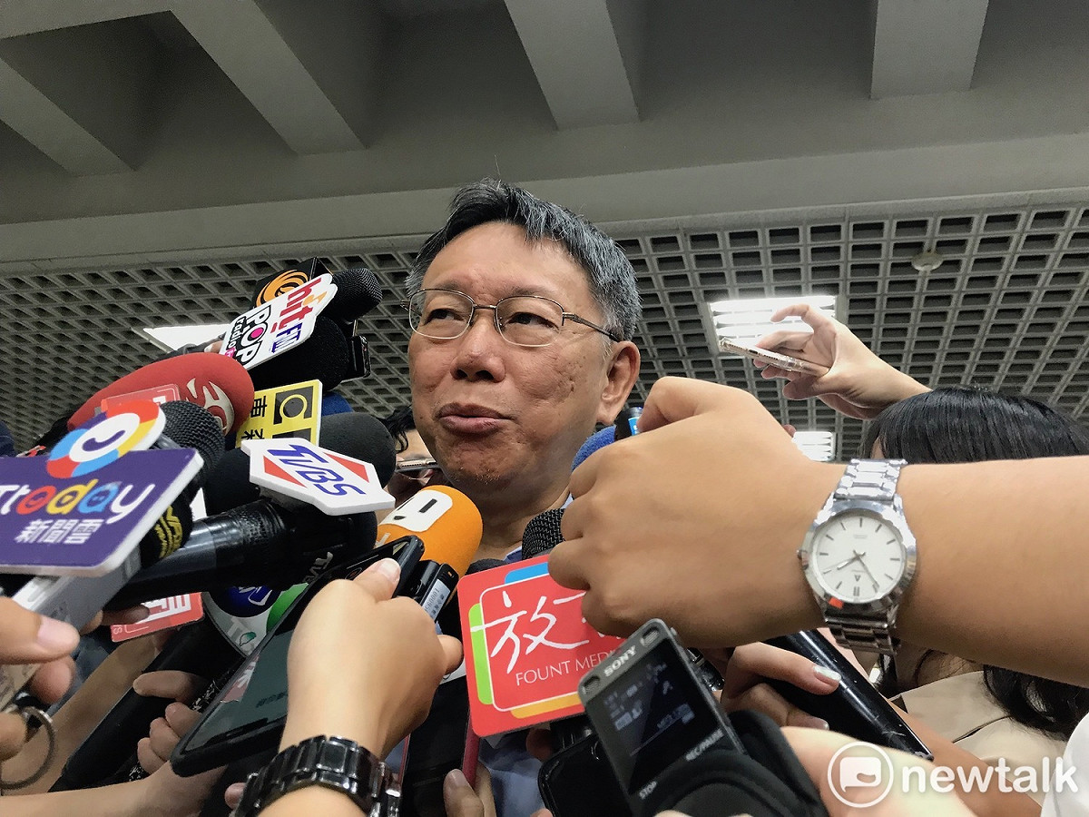 台北市長柯文哲。 圖：周煊惠 ／攝（資料照）