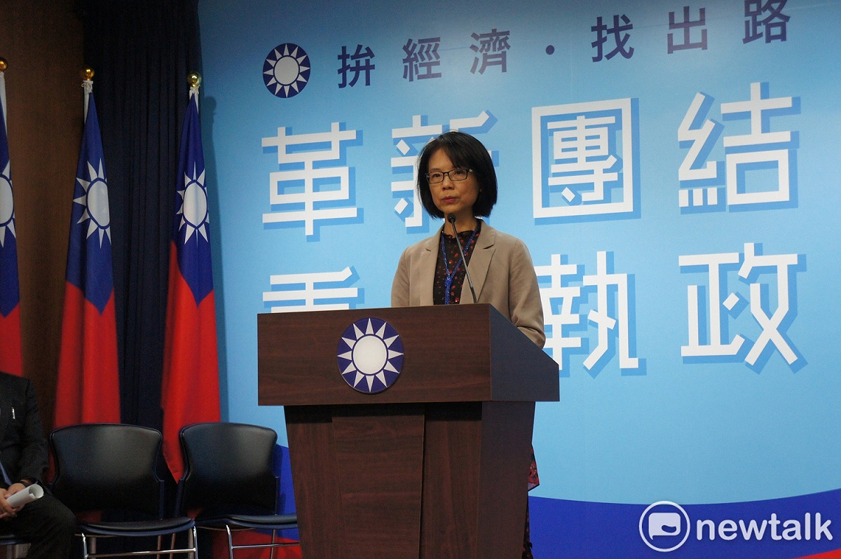 國民黨文傳會主委程美華。 圖：黃建豪/攝（資料照）