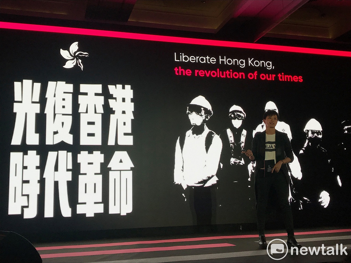 香港民運歌手何韻詩。 圖：周煊惠 ／攝