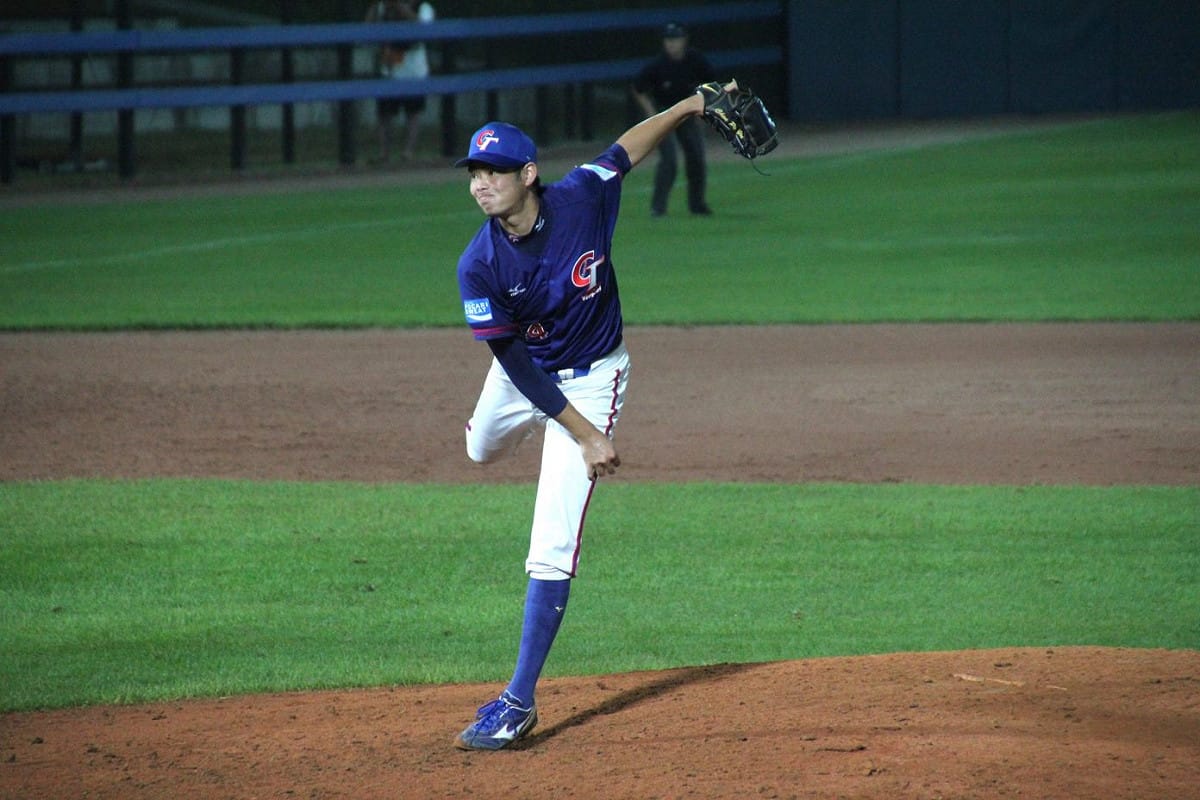 U18台灣代表隊陳柏毓。 圖／棒協提供