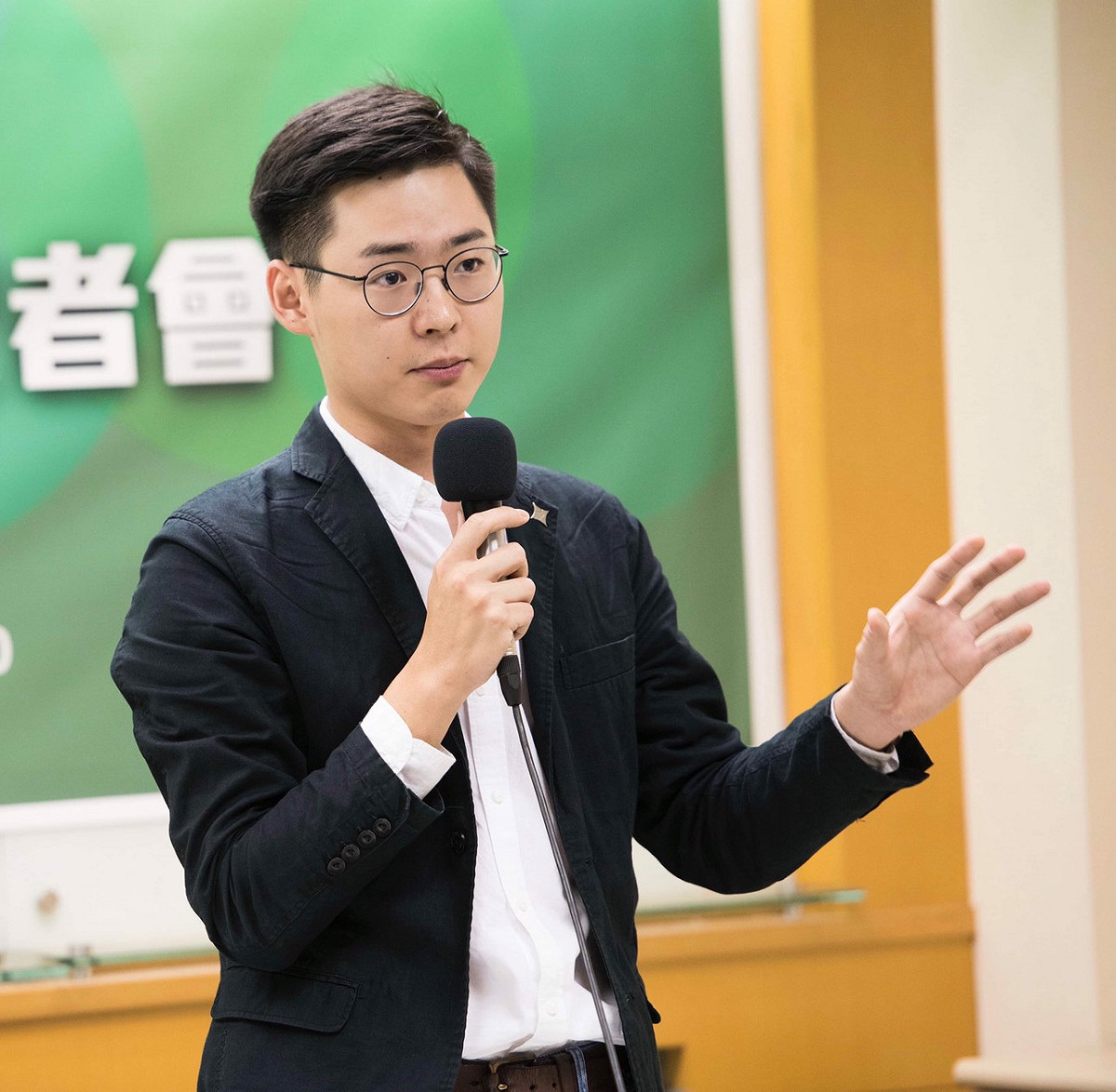 台灣基進戰略企劃部主任顏銘緯。 圖：台灣基進/提供