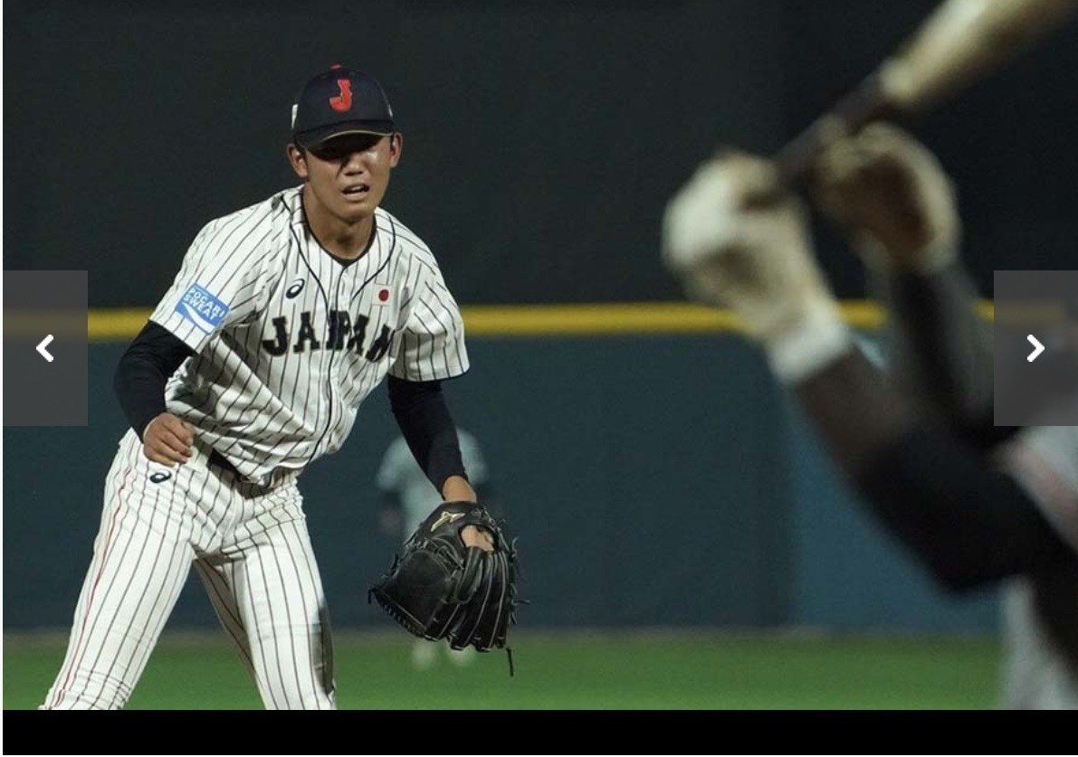 U18日本隊。 圖／截自日本雅虎