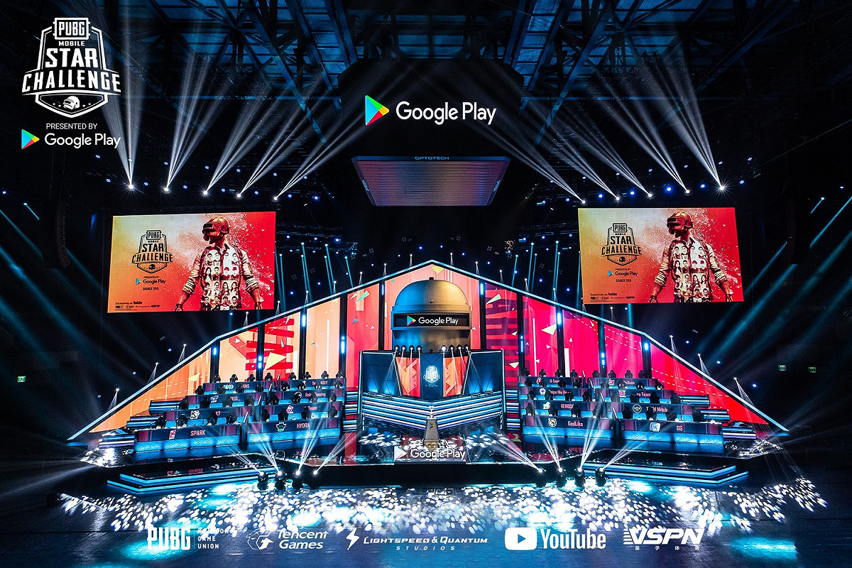 上周末兩天「PUBG MOBILE：絕地求生 M 2019 明星挑戰賽」在台北和平籃球館落幕 圖：熱酷科技/提供