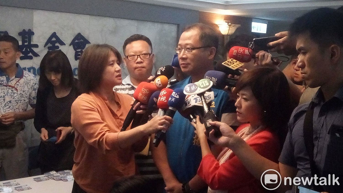 國民黨立委吳志揚再度呼籲郭台銘以大局為重。 圖：黃建豪/攝
