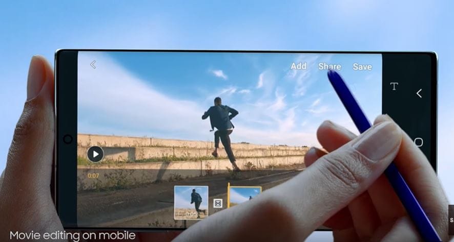 三星正在考慮合併Galaxy S系列與Galaxy Note系列，改成新型號Galaxy One。 圖：翻攝自 Samsung官方YouTube