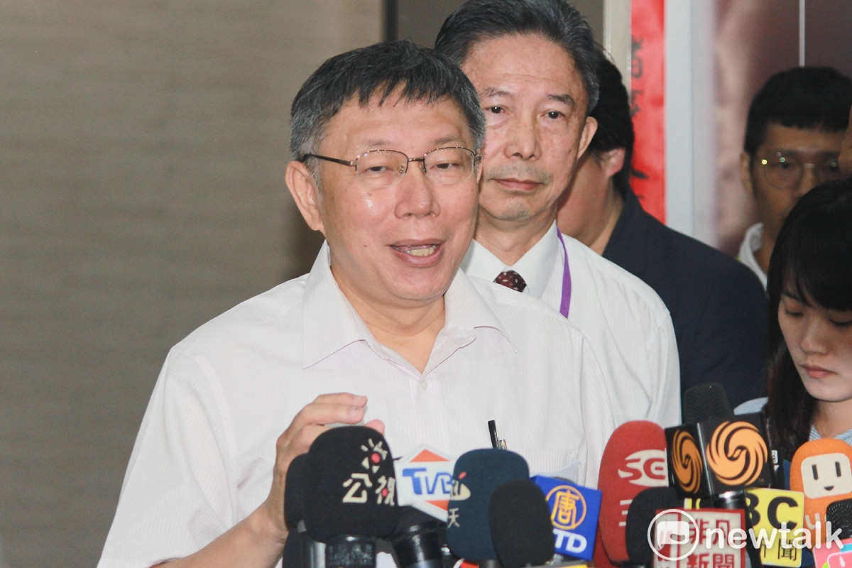 台北市長柯文哲。 圖：周煊惠 ／攝