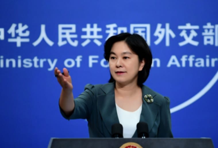 中國外交部發言人華春瑩。 圖：翻攝自中國外交部網站