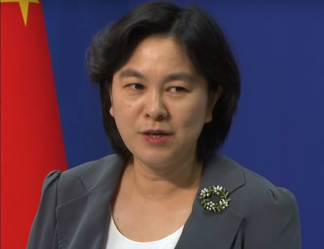 中國外交部於例行記者會上回應台索斷交一事，並以「瓜熟蒂落，水到渠成」八字回應中國何時與索國正式建交。 圖：翻攝自中國外交部