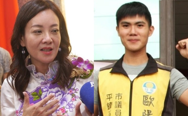 桃園市第五選區（平鎮、龍潭）立委選戰，民進黨提名蔣絜安(左)，綠黨則提名歐陽霆(右)。 圖：新頭殼合成