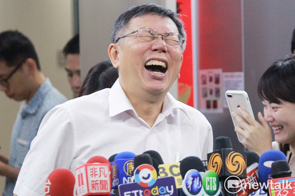 台北市長柯文哲。 圖：周煊惠 ／攝