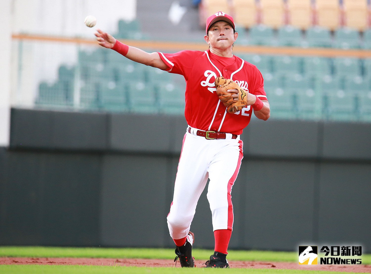 味全龍川崎宗則。 圖／記者葉政勳攝 , 2019.08.17