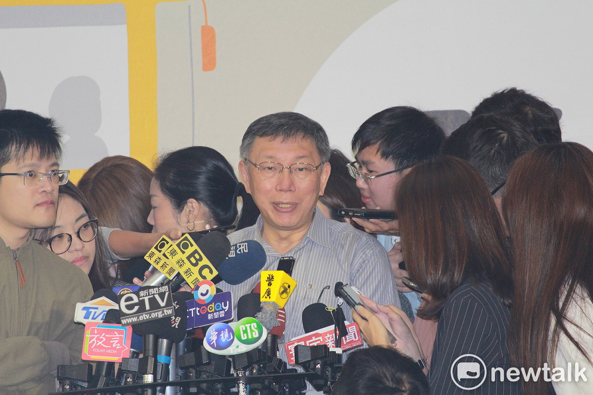 台北市長柯文哲。 圖：周煊惠 ／攝