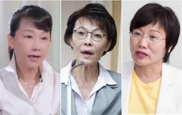 民進黨立委劉世芳（右）、國民黨立委黃昭順（中）、郭新政（左） 圖：新頭殼合成