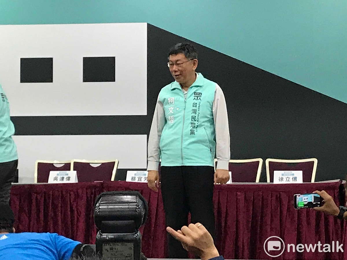 台灣民眾黨主席柯文哲。 圖：周煊惠 ／攝