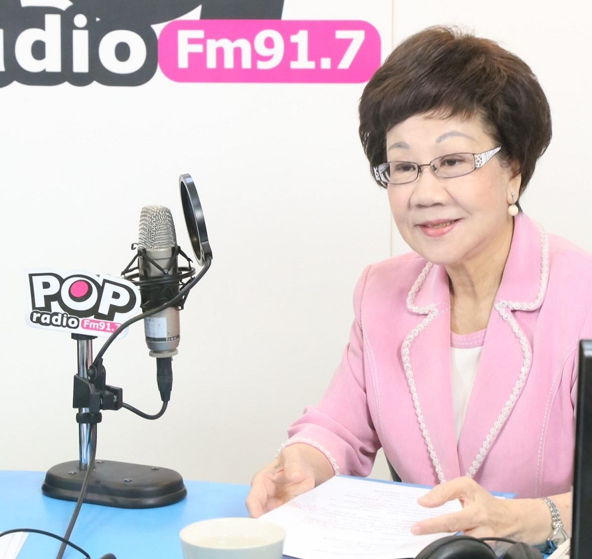 前副總統呂秀蓮。 圖：《POP撞新聞》/提供