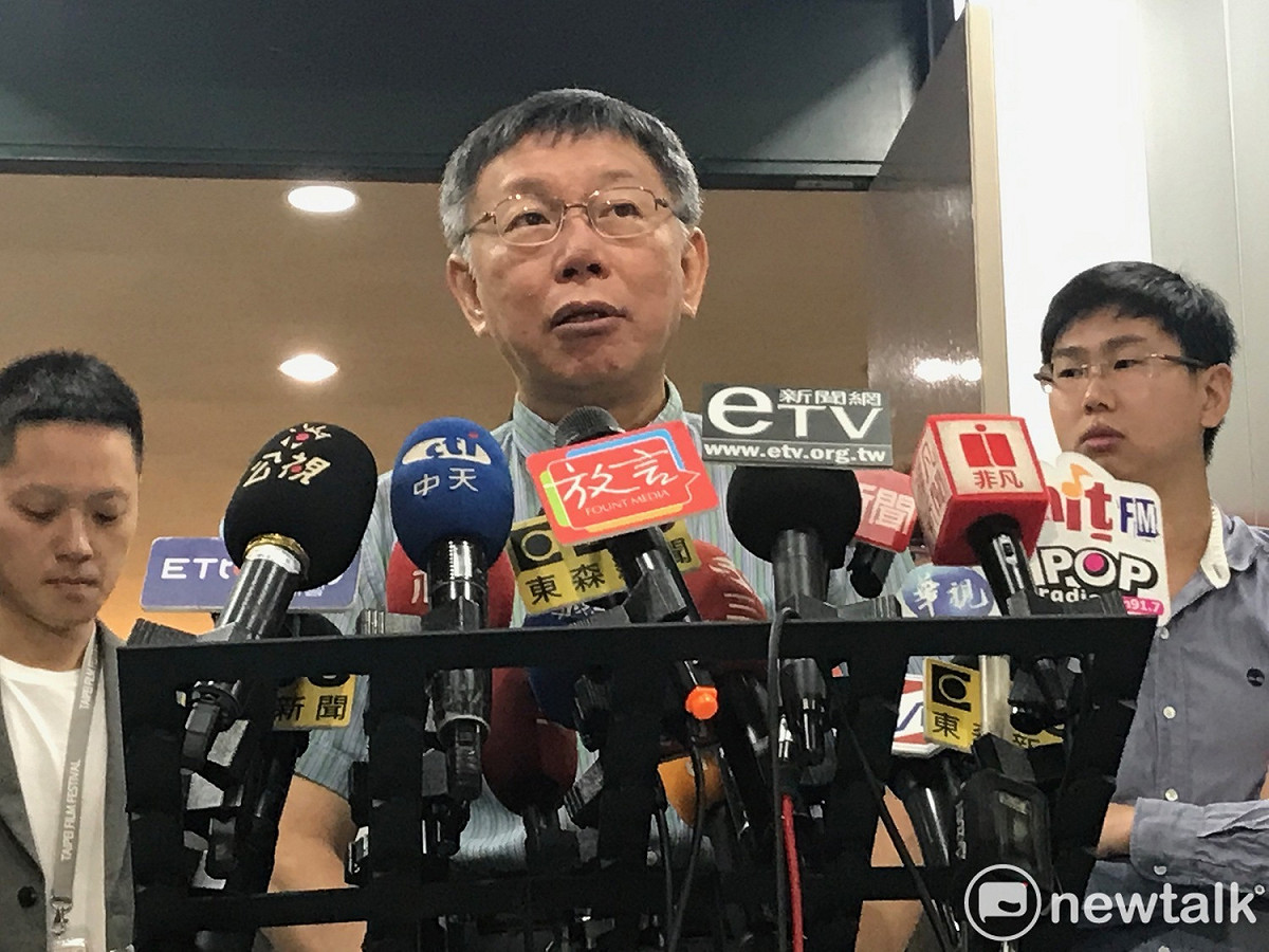 台北市長柯文哲。 圖：周煊惠 ／攝